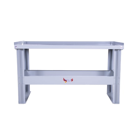 American Hawk Industrial Automotive Transmission Table with Drain Tray, 5 ft Steel DBT500